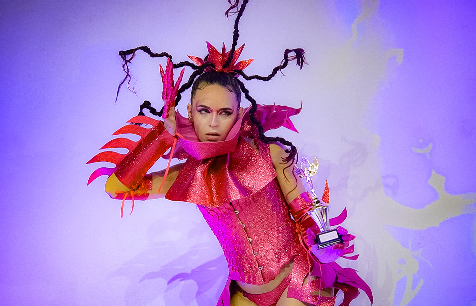 Artista de Ballroom em performance