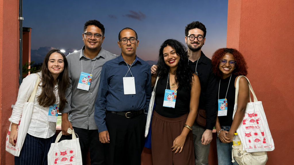 Estudantes de Rádio e TV/ Audiovisual participaram do Prêmio Expocom. O prêmio não veio, mas a experiência é uma das conquistas da viagem (Foto: Mutirão Expocom/ Arquivo Pessoal)